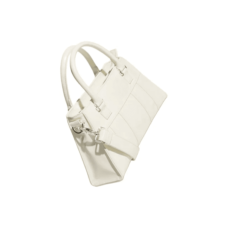 S84 Ivory Crossbody Bag with Adjustable Strap