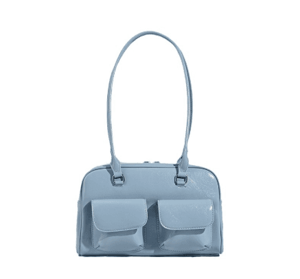 Street-Style Suede Bucket Bag