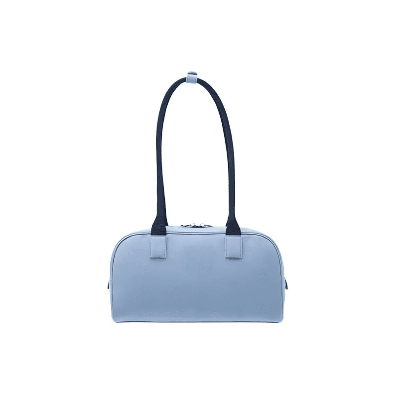 Spring&Summer 2025 Indigo Bowling Bag – Zipper Closure