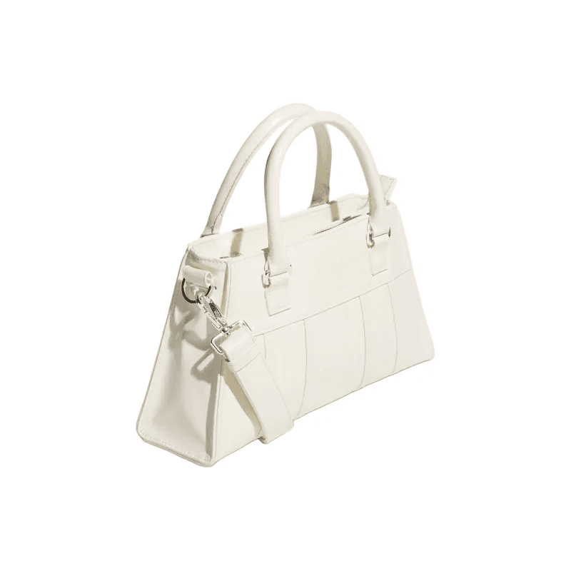 S84 Ivory Crossbody Bag with Adjustable Strap
