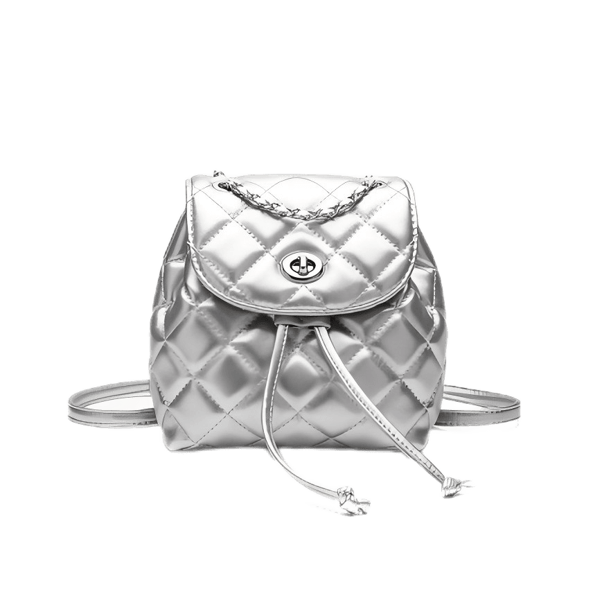 Modern Chic Quilted Handbag with Chain Detail