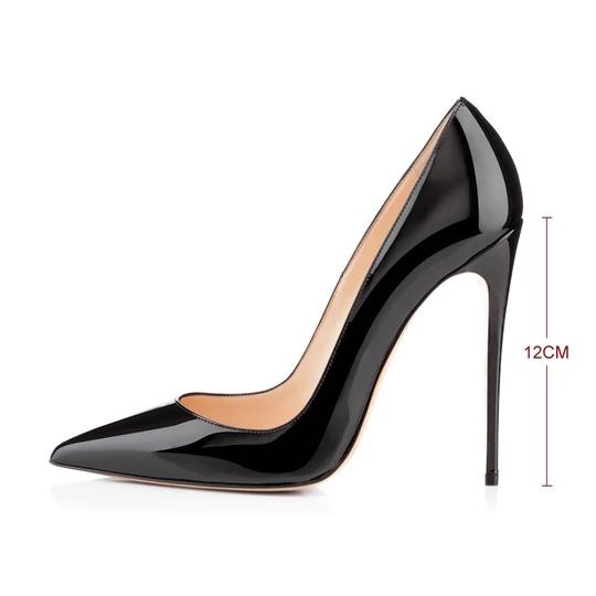 8cm 10cm 12 cm Pointed Toe Slip On High Heel Pumps