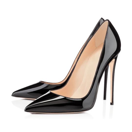 8cm 10cm 12 cm Pointed Toe Slip On High Heel Pumps