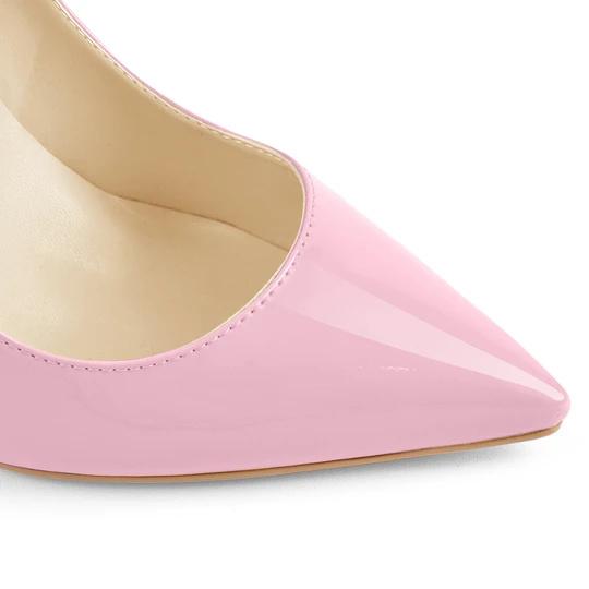 Custom high heels Red Pointed Toe Slip On High Heel Pumps
