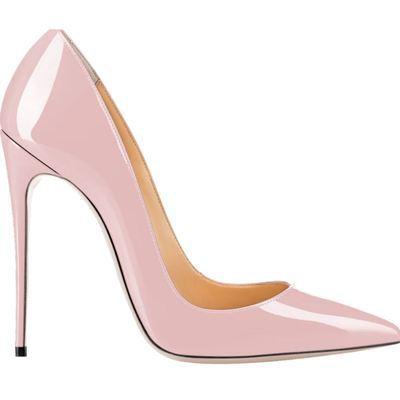 2022 Custom Patent Fashion Design Womens Pumps Leather Pointed Classic Pointy Toe Stilettos Slip High Heels Dress Shoes