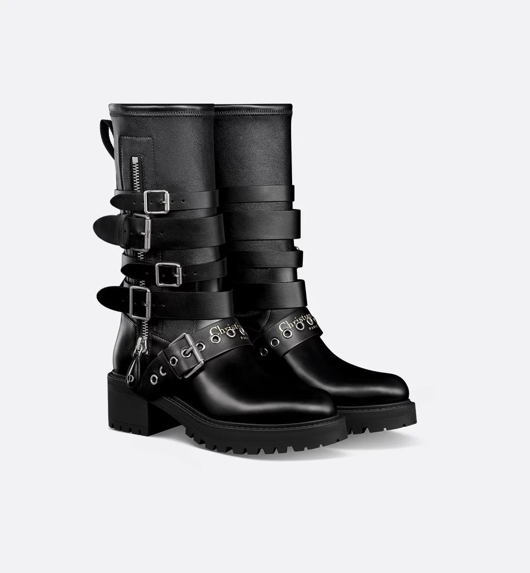 Custom Black Leather Buckled Ankle Boots – Manufacturer for Your Brand