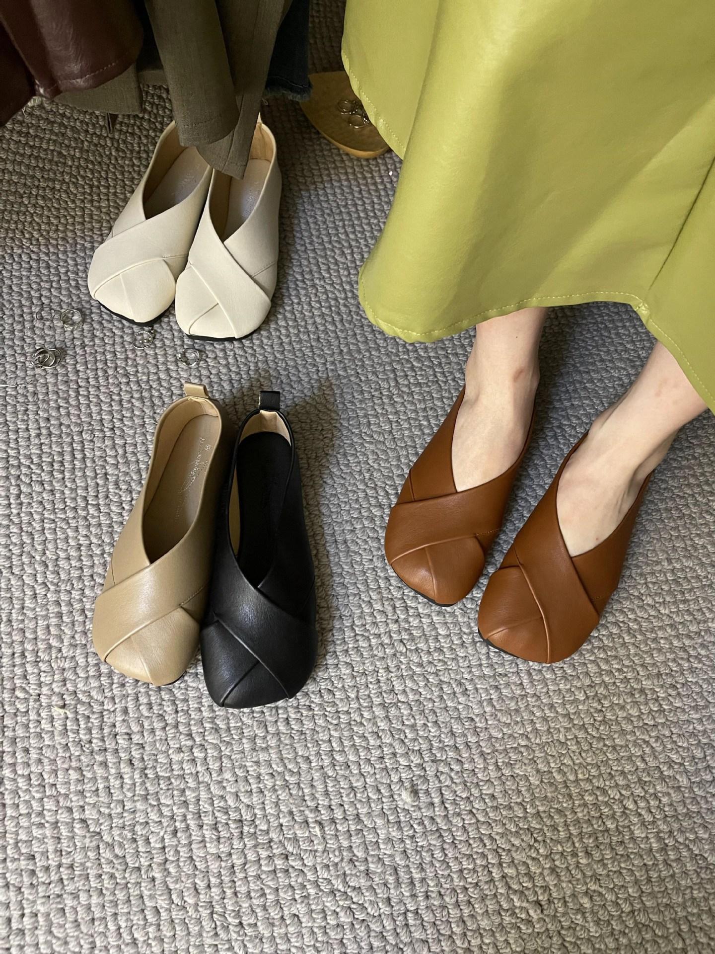 2024 Spring New Arrival: French Style Mary Jane Evening Shoes with Square Toe