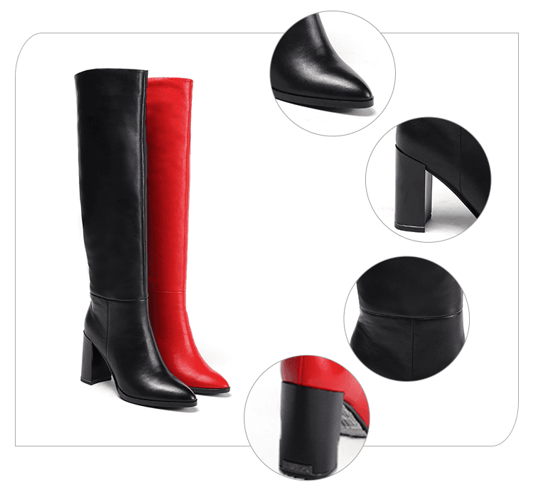 High Heel women boots Over the Knee also leather and colors costom service provided