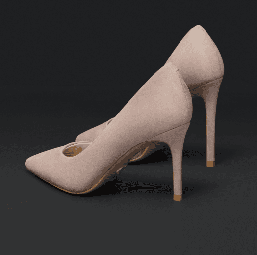 light color suede pointed toe high heel women shoes pumps