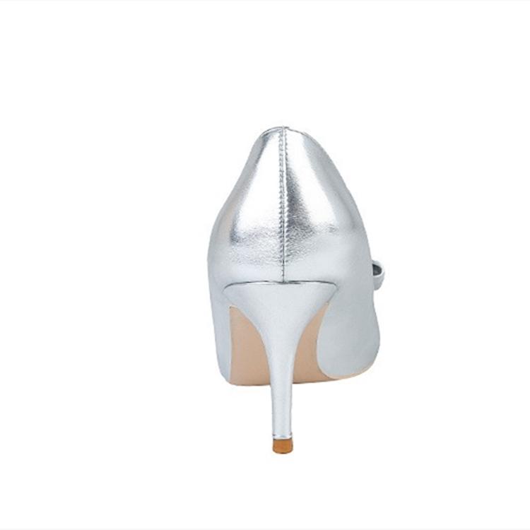 New Arrival Hottest Summer Spring Pointed-toe High heel Pump Shoes Girl Fairy Style silver High Heel Pumps