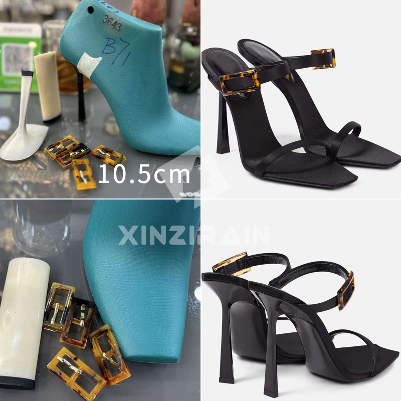 Xinzirain YSL-Inspired Buckle Mold for Custom Square Toe Shoes