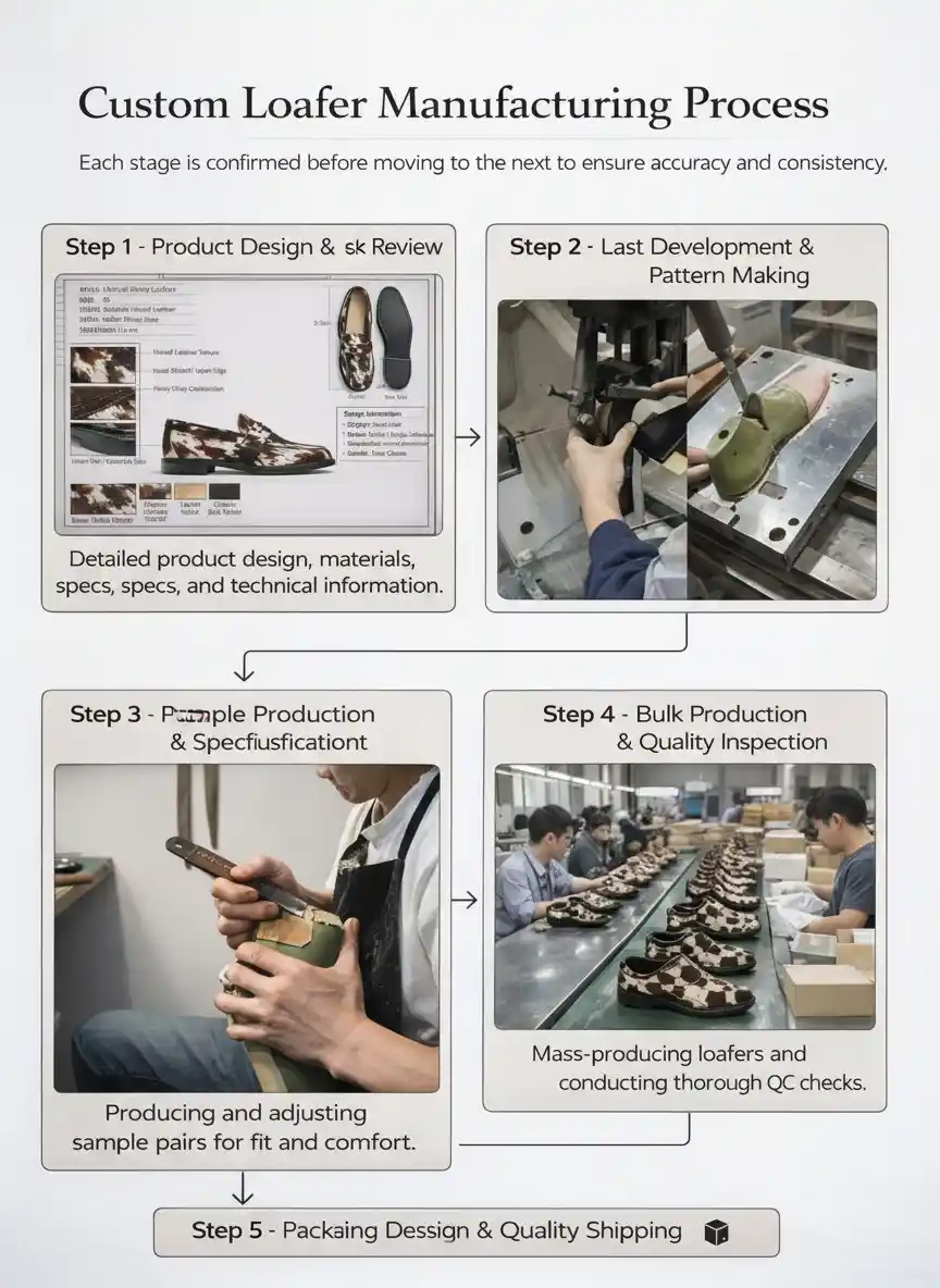 Our 6-Step Loafer Manufacturing Process