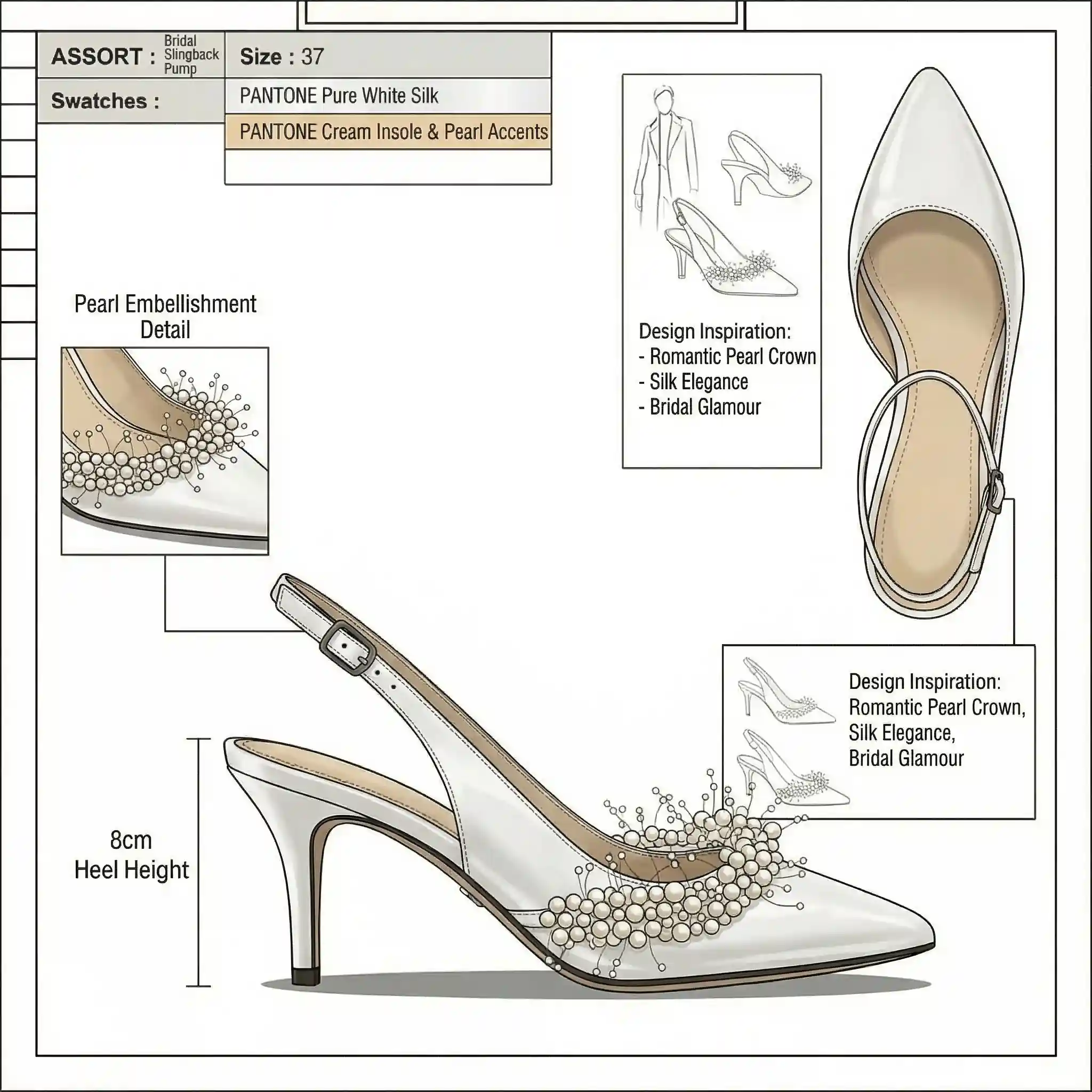 bridal heel manufacturer 