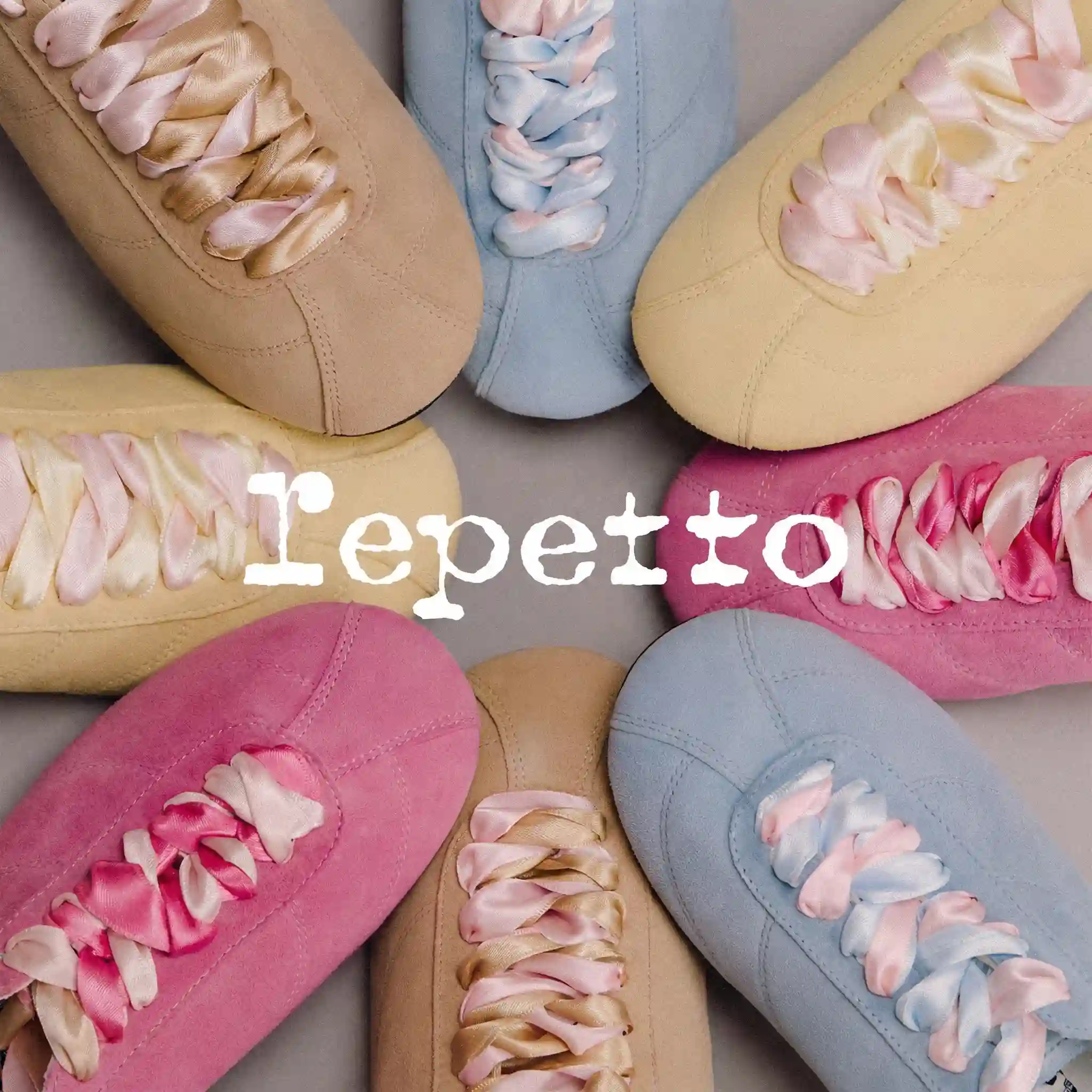 Private label pastel ballet flats developed for European women’s shoe brand, inspired by Repetto aesthetic