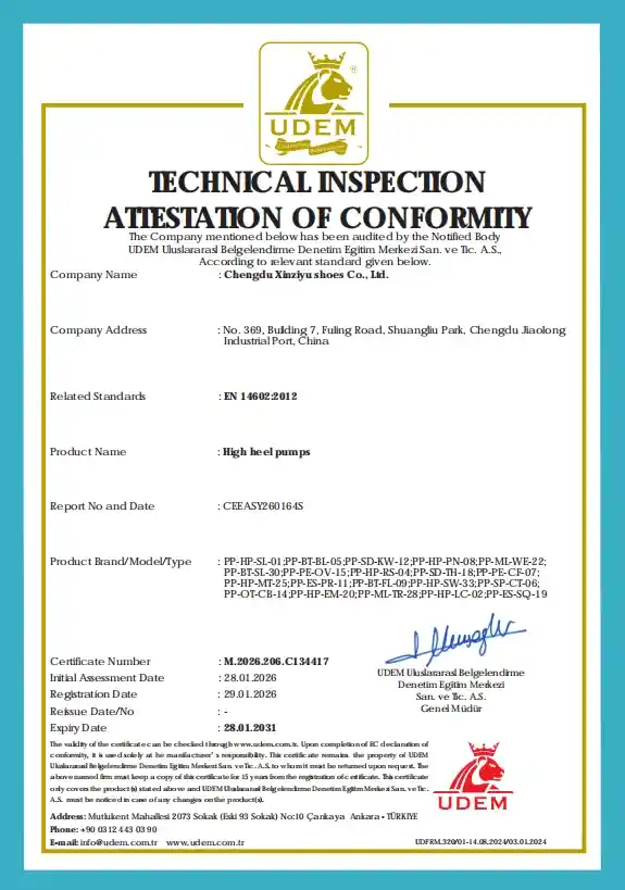 TECHNICAL INSPECTIONATIESTATION OF CONFORMITY