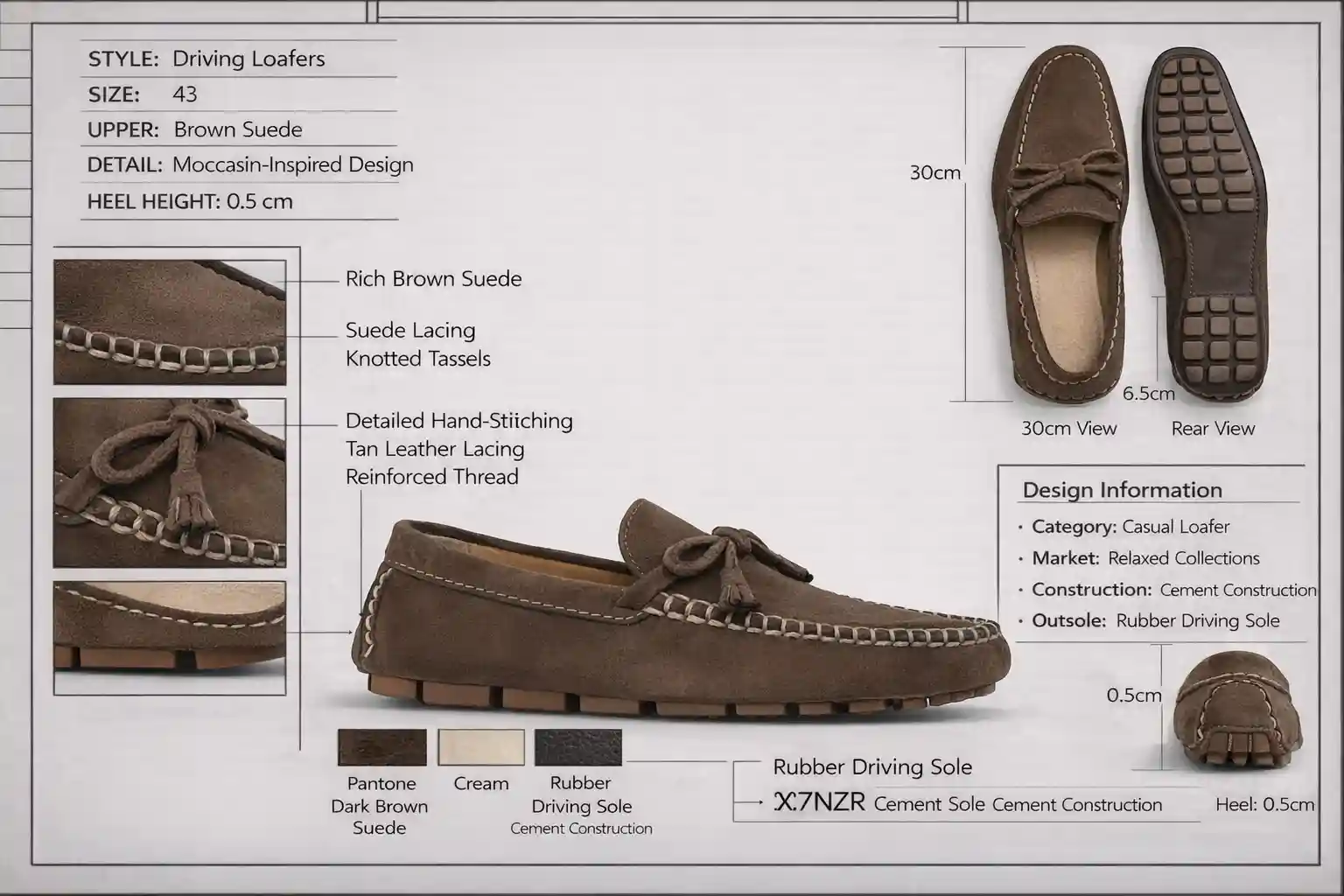 Driving Loafers factory in china